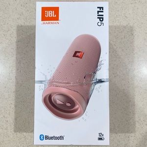 Pink JBL Flip 5 Bluetooth Speaker